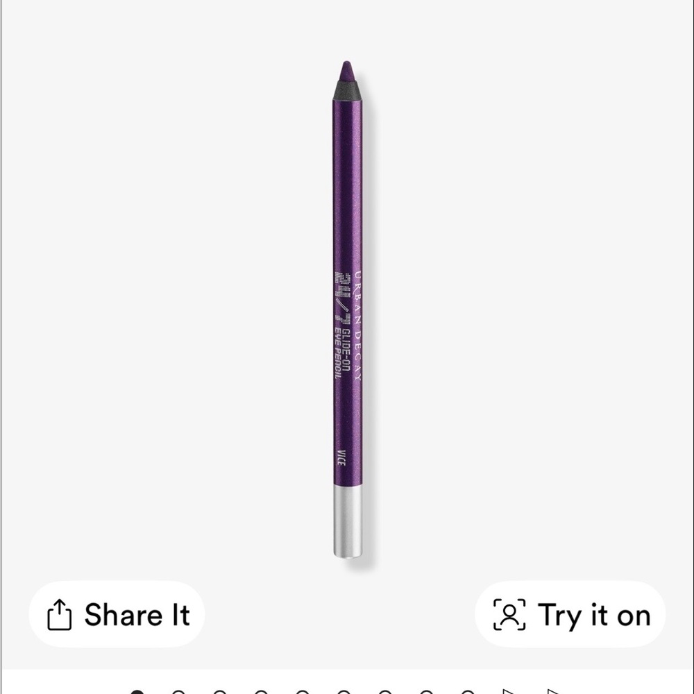 New urban decay 24 seven glide on  eye pencil purple